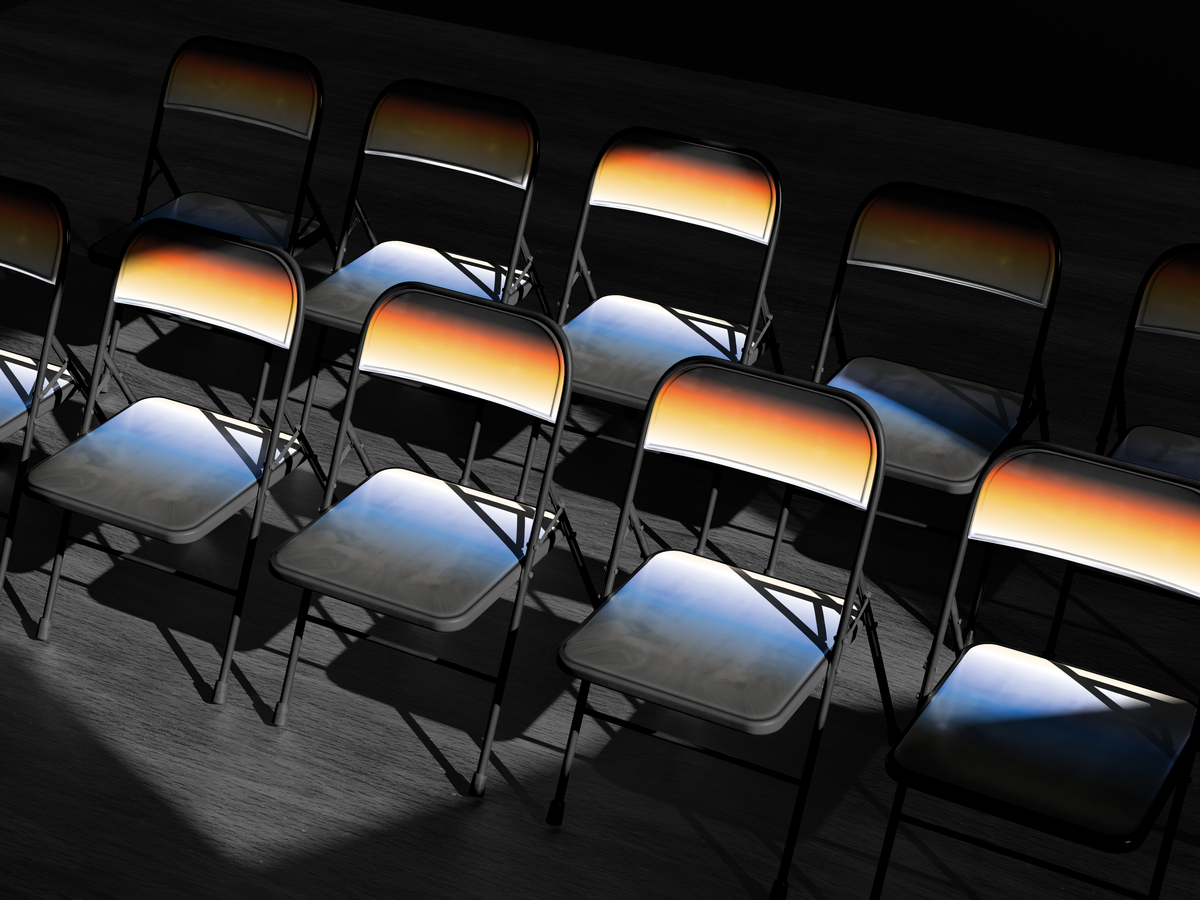 Balloon Fiesta identity applied to event seating